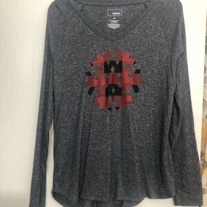 Sonoma Gray Graphic Long Sleeve T-Shirt